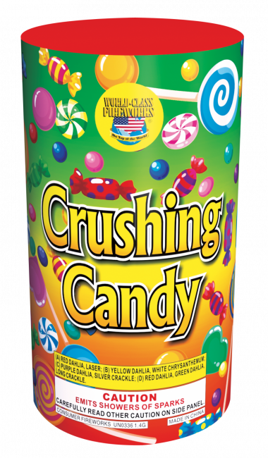 crushing candy firework